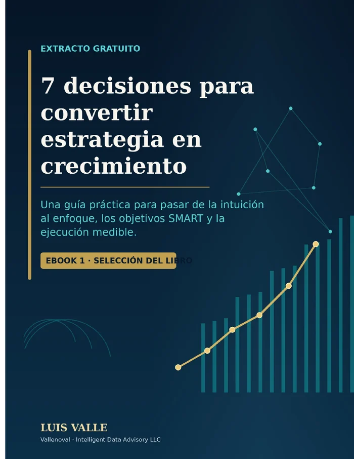 Portada del ebook 7 decisiones para convertir estrategia en crecimiento